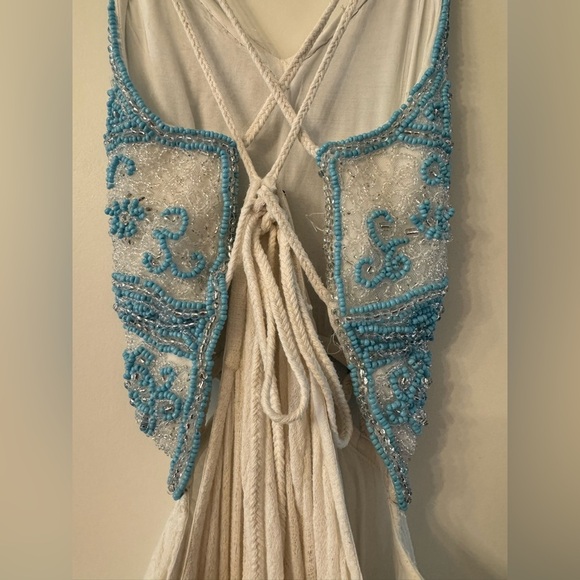 Free People Beaded Turquoise Spirit Maxi Dress - Picture 10 of 14